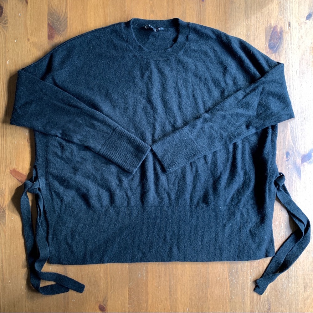 Athleta Cashmere Side-Tie Sweater